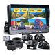 10.1 Quad Ips Screen Dvr Monitor 4 Ahd Backup Reverse Cameras Kit For Truck Van