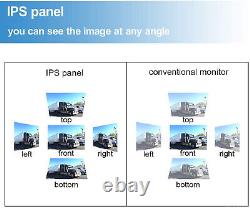 10.1 Quad IPS Screen DVR Monitor 4 AHD Backup Reverse Cameras Kit For Truck Van