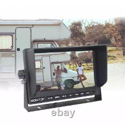 10.1 Quad Monitor Dual Head Heavy Duty Rear View Reversing Camera 12-36V Trucks