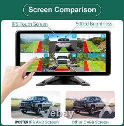 10.36IPS Monitor 6xAHD Camera Fit Truck DVR BSD RearView Reverse Video Recorder