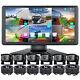 10.36ips Monitor+6xahd Camera For Truck Dvr Bsd Rearview Reverse Video Recorder