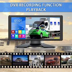 10.36'' DVR Monitor Backup Front Rear Side View Camera Reversing for Car Truck