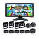 10.36 Ips Monitor Dvr 6 Ahd 1080p Camera For Truck Bus Bus Rear View Reverse