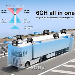 10.36 IPS Monitor DVR 6 AHD 1080P Camera for Truck BUS Bus Rear View Reverse
