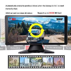 10.36 Monitor Carplay Android Auto 1080P Backup Camera BSD Rear View Reverse