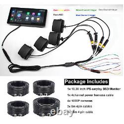10.36 Monitor Carplay Android Auto 1080P Backup Camera BSD Rear View Reverse