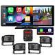 10.36 Monitor Carplay Android Auto 1080p Backup Camera Bsd Rear View Reversing