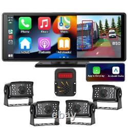 10.36 Monitor Carplay Android Auto 1080P Backup Camera BSD Rear View Reversing