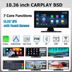 10.36 Monitor Carplay Android Auto 1080P Backup Camera BSD Rear View Reversing