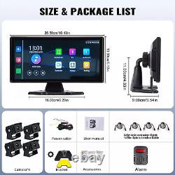 10.36 Monitor Carplay Android Auto 1080P Backup Camera BSD Rear View Reversing