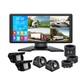 10.36 Monitor Dvr 1080p Ahd Ir Backup Camera Truck 360 View Reversing System
