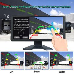 10.36 Quad Split Touch Screen IPS Monitor DVR Reversing Backup Rear View Camera