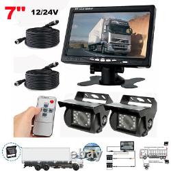 12/24V Car Rear View Reversing Camera 7 LCD Monitor for Truck Bus Waterproof