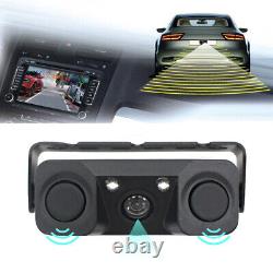 170° Wide Angle Dual Lens Rearview Mirror DVR Video Reverse Image Obstacle Alert