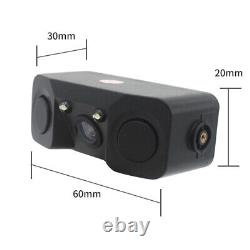 170° Wide Angle Dual Lens Rearview Mirror DVR Video Reverse Image Obstacle Alert