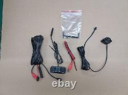 170° Wide Angle Dual Lens Rearview Mirror DVR Video Reverse Image Obstacle Alert