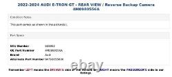 2022-2024 AUDI E-TRON GT REAR VIEW / Reverse Backup Camera 4M0980556A