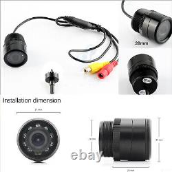28mm IR HD CCD Waterproof Towbar Bumper Car Rear View Parking Reversing Camera