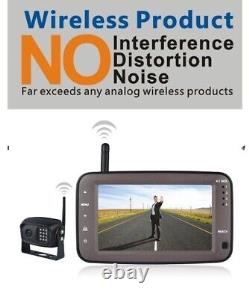 2.4GHz Digital HD Wireless CCD HD Camera Reversing Rear View Kit For Car Truck