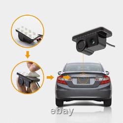 2in1 Car Parking Reversing Sensor Radar Rear View Backup Night Vision Camera Kit