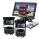 2x 4pin Backup Reversing Camera Hd 7 Monitor Car Rear View System For Camper Rv