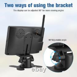 2x Digital Wireless Rear View Reverse Camera 7 Monitor for Truck Caravan RVs