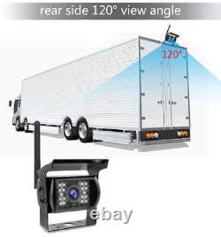 2x Wireless Reversing Camera with 7 LCD Monitor for Truck RVs Bus Rear View Kit