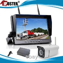 30x Zoom Wireless Crane Camera 10.1 HD Monitor Car Rear view Reversing DVR