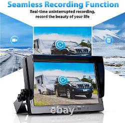 30x Zoom Wireless Crane Camera 10.1 HD Monitor Car Rear view Reversing DVR