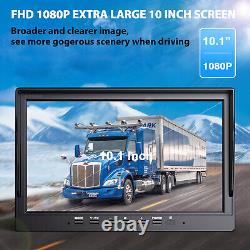 30x Zoom Wireless Crane Camera 10.1 HD Monitor Car Rear view Reversing DVR