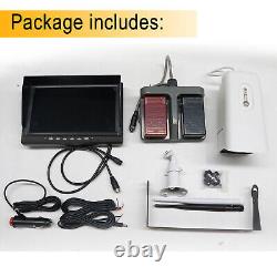 30x Zoom Wireless Crane Camera 10.1 HD Monitor Car Rear view Reversing DVR
