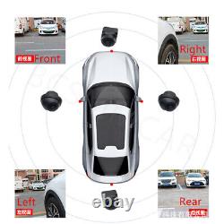 360 Degree Car DVR 4 Camera Bird View Panoramic Parking Reverse Cam Waterproof