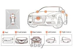 360 Degree Car DVR 4 Camera Bird View Panoramic Parking Reverse Cam Waterproof