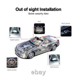360 Degree Car DVR 4 Camera Bird View Panoramic Parking Reverse Cam Waterproof