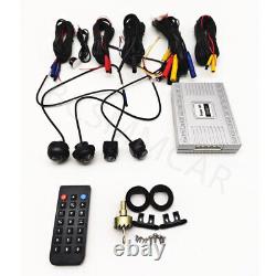 360 Degree Car DVR 4 Camera Bird View Panoramic Parking Reverse Cam Waterproof