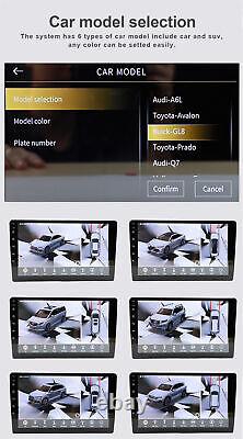 3D 360° Panoramic Backup Reverse Camera DVR Front Rear & Side View DIY Car Model