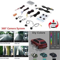 3D Car 360° Panoramic Backup Reverse Parking Camera DVR Front Rear Side View DIY