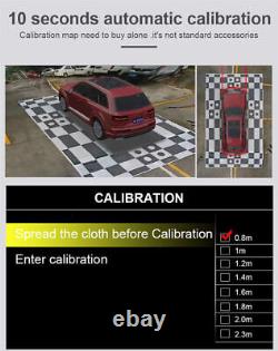 3D Car 360° Panoramic Backup Reverse Parking Camera DVR Front Rear Side View DIY