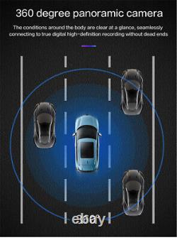 3D HD Panoramic Camera 360° Car Bird Eye View Parking System Backup Reverse Cam