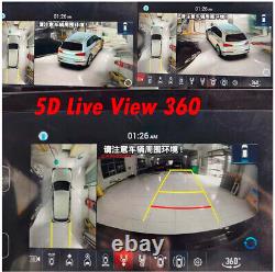 3D HD Panoramic Camera 360° Car Bird Eye View Parking System Backup Reverse Cam