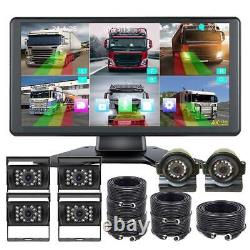 4K 10.36 IPS Monitor DVR 6 AHD 1080P Rear View Reverse Camera For Truck BUS Van