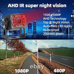 4K 10.36 IPS Monitor DVR 6 AHD 1080P Rear View Reverse Camera For Truck BUS Van