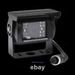 4PIN Rear View 4CH 7 Rear View Monitor + Sun Visor + 4x CCD Reversing Camera