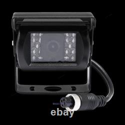 4PIN Rear View 4CH 7 Rear View Monitor + Sun Visor + 4x CCD Reversing Camera