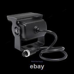 4PIN Rear View 4CH 7 Rear View Monitor + Sun Visor + 4x CCD Reversing Camera