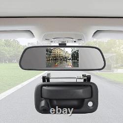 4.3 Car Rear View Mirror Monitor License Plate Reversing Night Vision camera