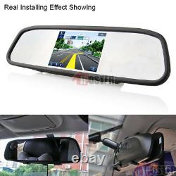 4.3 Car Rear View Mirror Monitor License Plate Reversing Night Vision camera