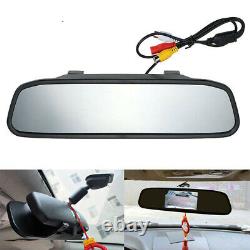 4.3 Car Rear View Mirror Monitor License Plate Reversing Night Vision camera