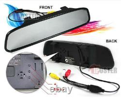 4.3 Car Rear View Mirror Monitor License Plate Reversing Night Vision camera