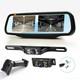 4.3'' Car Rearview Dual Screen Monitor No. 1 Mount Reversing Backup Camera System